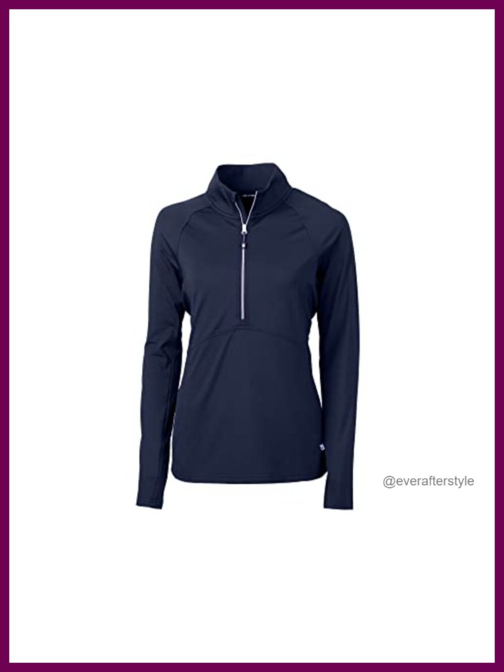 Long Sleeve Recycled Polyester Half Zip Pullover Sweater